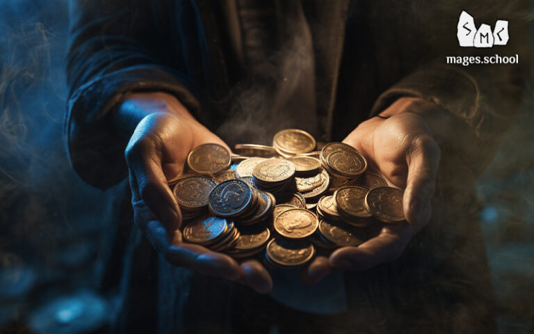 Magical perspective on bankruptcy. Bankruptcy from a magical perspective, loss of resources and opportunities. The social world and social games. the right to money. the current of money.