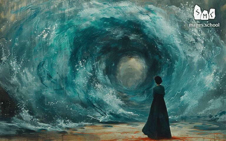 A powerful release of energy - the effect of telekinesis. The ability to control the surrounding space with the power of thought.