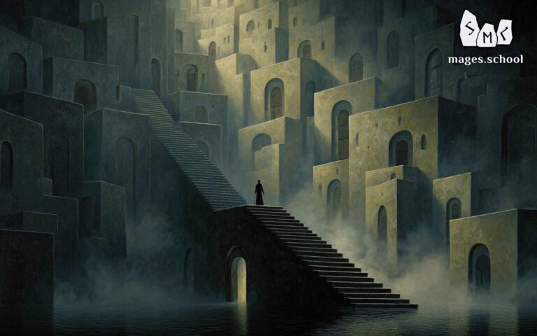 Closure Of The Abrahamic Channels. Closing of the Abrahamic channels of Judaism, Christianity, Islam from the magical point of view. 19th Arcana. New reality. 3 circles scheme