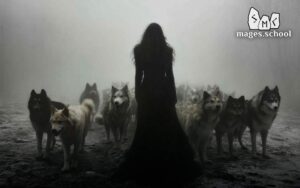 Black Dogs In Dreams. Hecate's Messengers. Black dogs in dreams are Hecate's messengers, guards, watchdogs between worlds. What does a balck dog in a dream means? Contact with Hecate