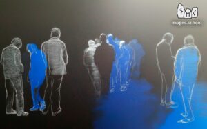 How does the system connect people?